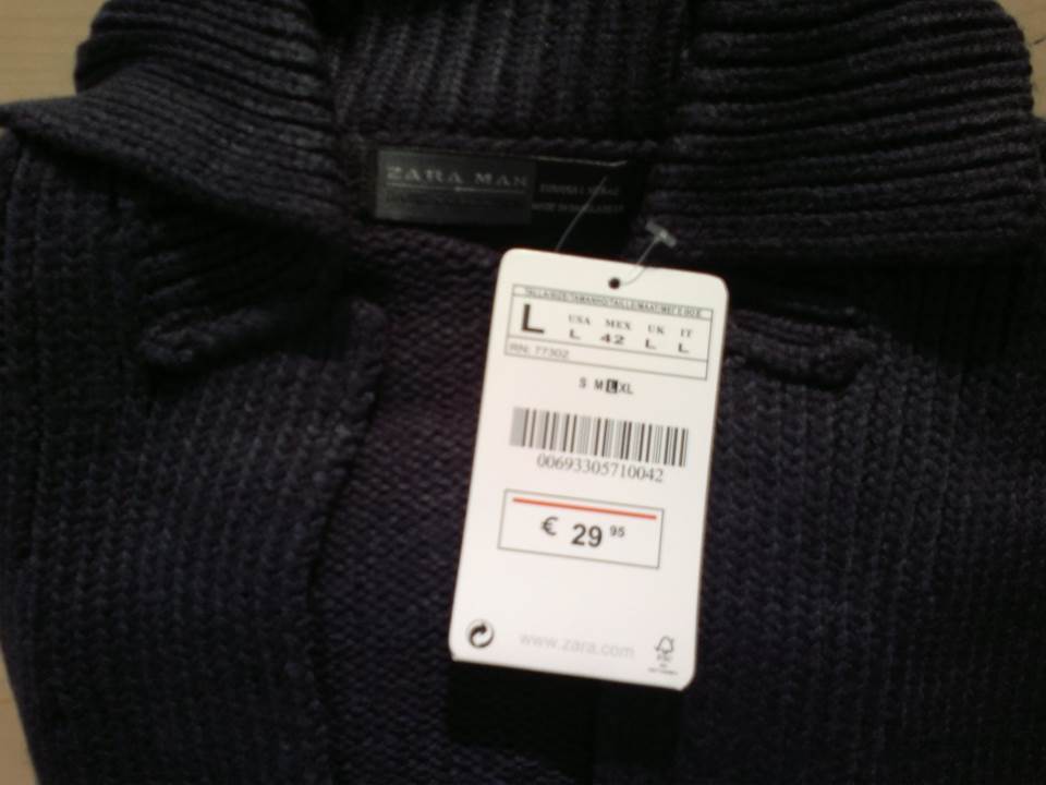 Zara ferfi pulover 34313
